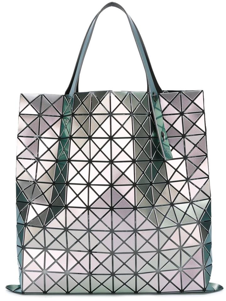 Bao Bao Issey Miyake Metallic (grey) Prism Tote, Women's, Acetate