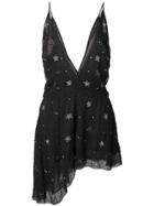 Amiri Short Asymmetric Dress - Black