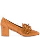 Aquazzura 'wild' Loafer Pumps - Nude & Neutrals