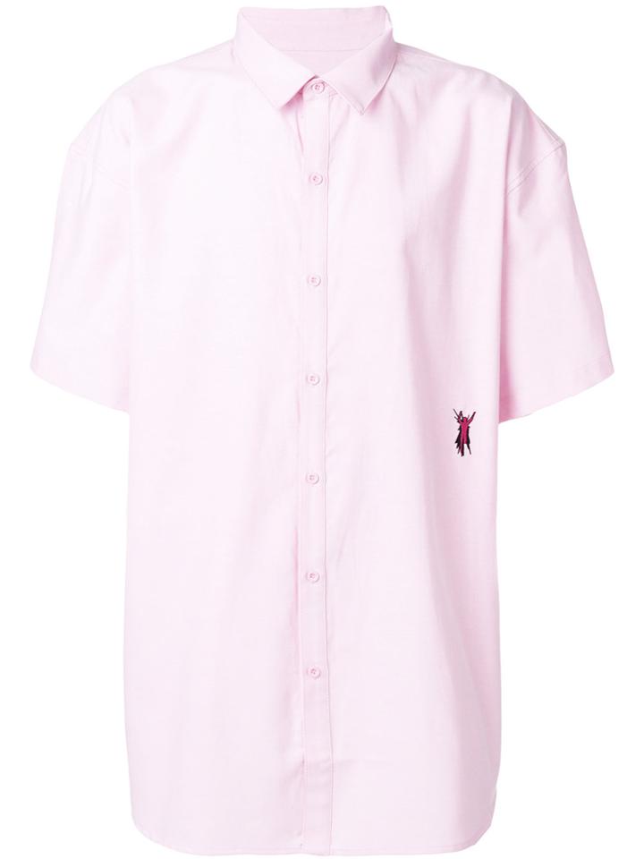 P.a.m. Short-sleeve Fitted Shirt - Pink & Purple