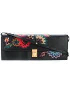 Paul Smith Floral Print Clutch, Women's, Black