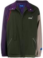 Ader Error Colour-block Sleeve Jacket - Purple