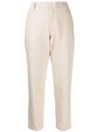 Barena Cropped Slim-fit Trousers - Neutrals