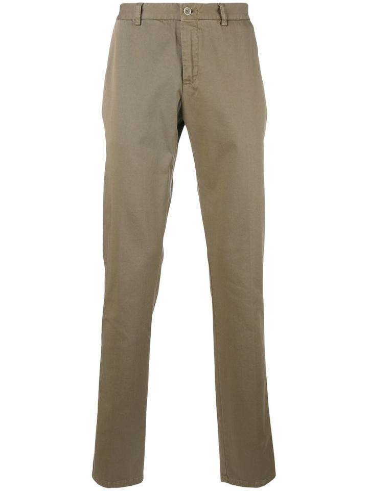 Etro Classic Chinos, Men's, Size: 56, Brown, Cotton/spandex/elastane