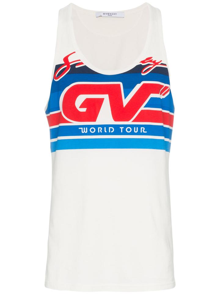 Givenchy Motorcross Logo Vest - White