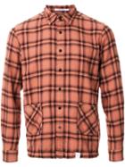 Bedwin & The Heartbreakers Checked Button Down Shirt, Men's, Size: 2, Yellow/orange, Cotton/rayon