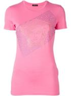 Versace Medusa T-shirt, Women's, Size: 40, Pink/purple, Viscose/spandex/elastane