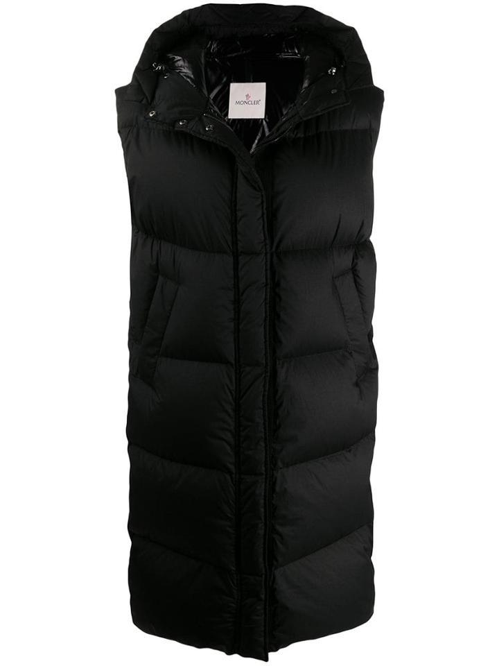 Moncler Sleeveless Padded Coat - Black