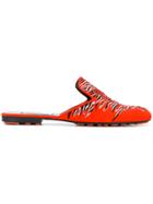 Kenzo Tiger Mules - Red