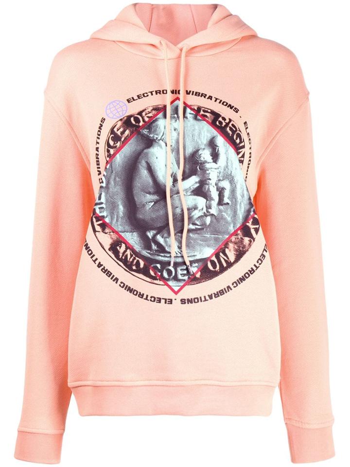 Mcq Alexander Mcqueen Electronic Vibrations Hoodie - Pink