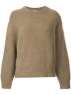 H Beauty & Youth Long-sleeve Fitted Sweater - Brown