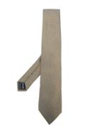 Giorgio Armani Woven Pattern Tie - Grey