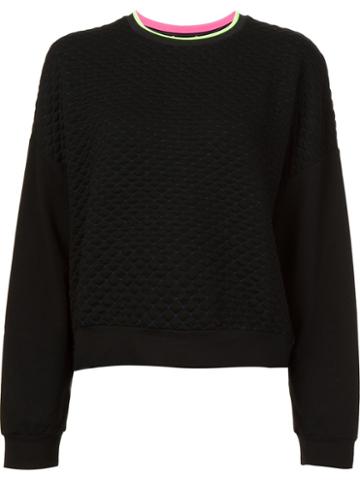 Monreal London Drop Shoulder Sweatshirt, Women's, Size: Small, Black, Polyamide/spandex/elastane/viscose