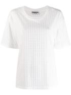 Essentiel Antwerp Diamante Stripe T-shirt - White