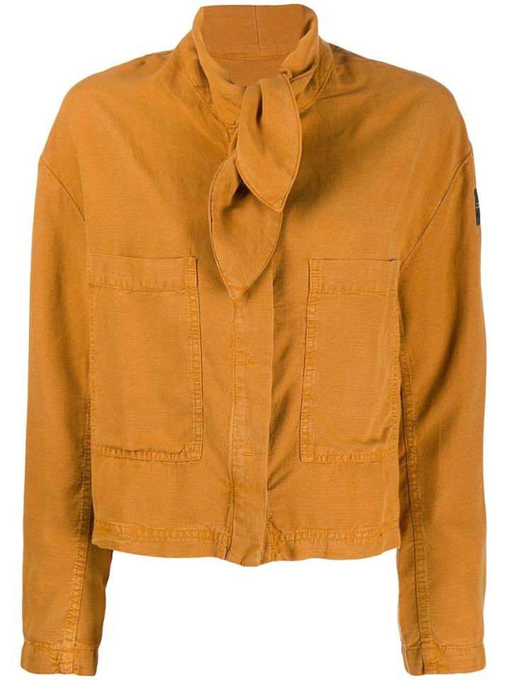 Ecoalf Tie Front Top - Yellow