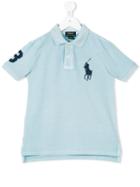 Ralph Lauren Kids - Side Slits Polo Shirt - Kids - Cotton - 5 Yrs, Blue