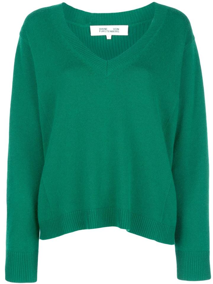 Diane Von Furstenberg V-neck Jumper - Green