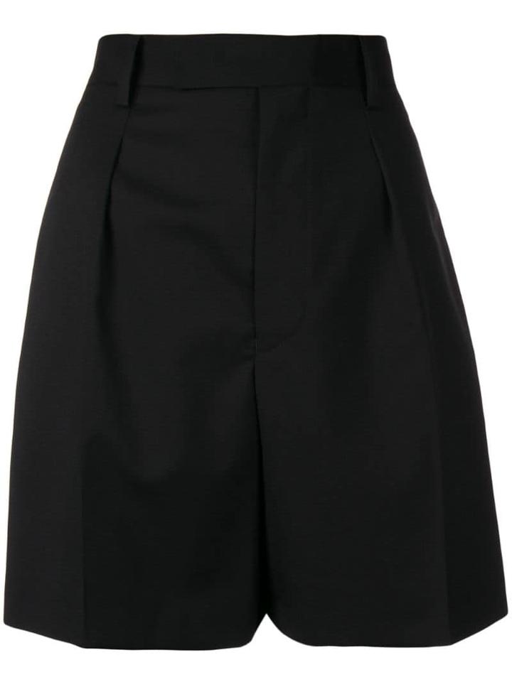 Junya Watanabe Pleated Shorts - Black