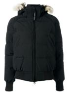 Canada Goose Fur-trimmed Hooded Jacket, Women's, Size: Small, Black, Coyote Fur/polyester/nylon/feather Down