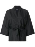 Sofie D'hoore Kimono Wrap Waist Blouse - Black