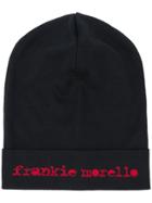 Frankie Morello Logo Beanie Hat - Black