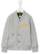 Diesel Kids Jacyk Bomber Jacket, Boy's, Size: 6 Yrs, Grey