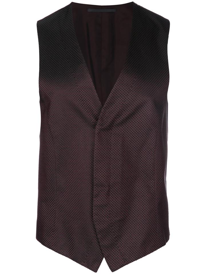 Pal Zileri Concealed Fastening Waistcoat - Red