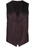 Pal Zileri Concealed Fastening Waistcoat - Red