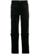 Comme Des Garçons Shirt Split Leg Corduroy Trousers - Black