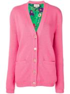 Gucci Logo Cardigan - Pink