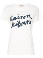 Maison Kitsuné Logo Handwriting T-shirt - Nude & Neutrals