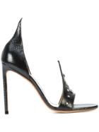 Francesco Russo Embellished Stiletto Sandals - Black