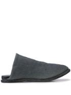 Guidi Canvas Slippers - Grey