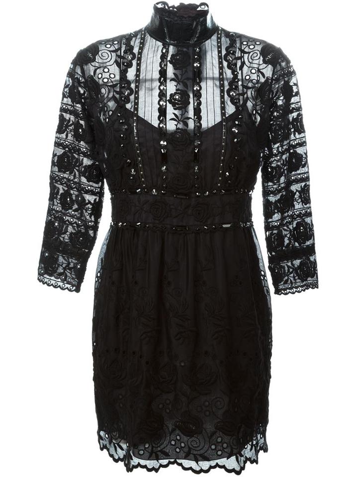 Marc Jacobs Lace Dress, Women's, Size: 2, Black, Cotton/polyamide/polyester/metal (other)