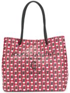 Marc Jacobs Scream Logo Shopper Bag - Red