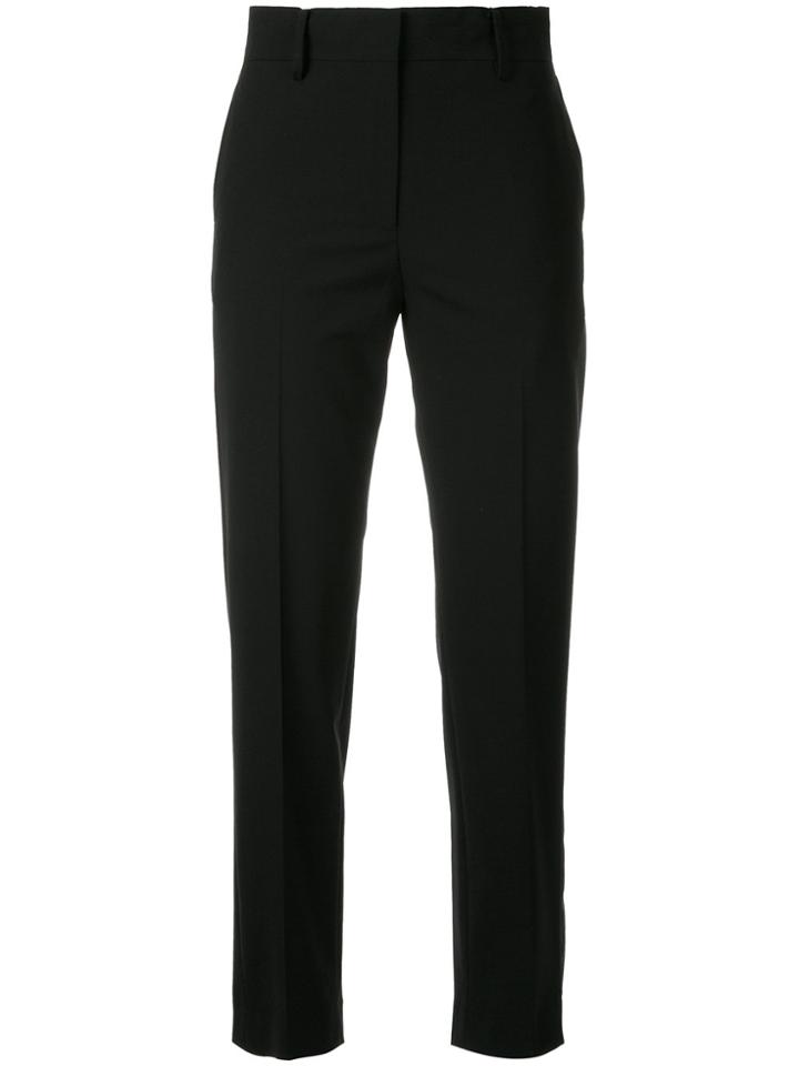 H Beauty & Youth High-rise Cropped Trousers - Black