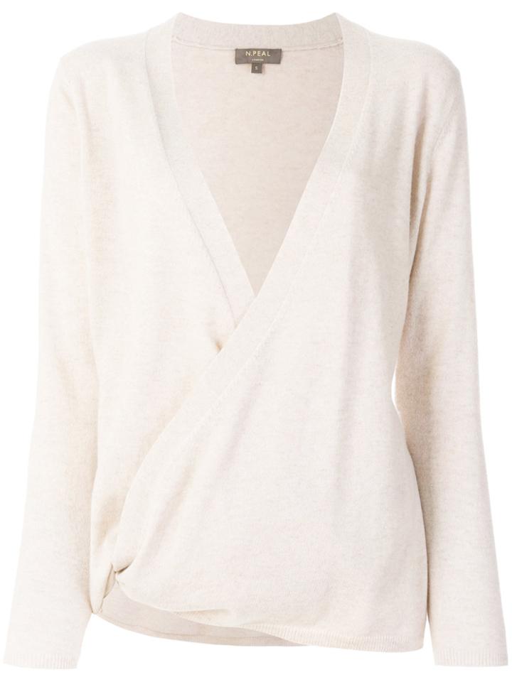 N.peal Ballet Wrap Top - Nude & Neutrals