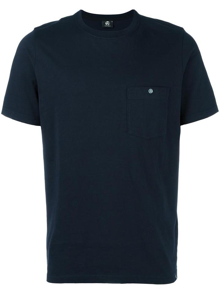 Ps By Paul Smith Chest Pocket T-shirt, Men's, Size: Xl, Blue, Cotton