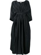 Kenzo Caped Dress - Black
