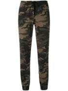 Vis A Vis Camouflage Track Trousers, Women's, Size: Iv, Green, Cotton