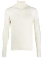 Gucci Ribbed Turtle Neck Jumper - Neutrals