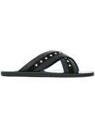 Jimmy Choo Wally Sandals - Black