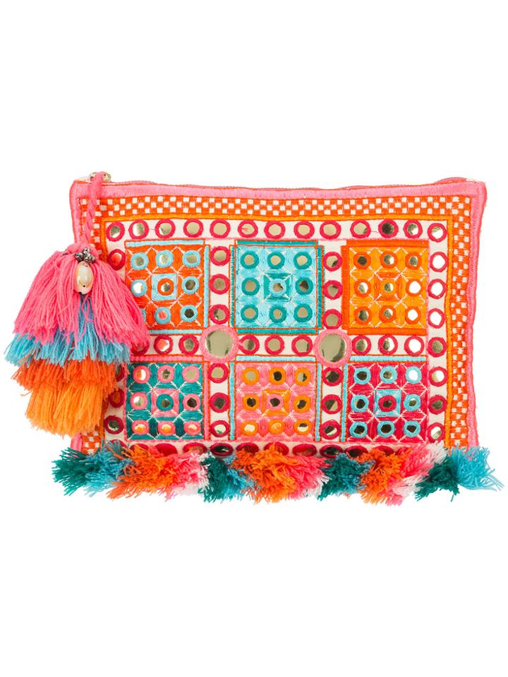 Figue Fara Clutch - Pink & Purple