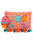 Figue Fara Clutch - Pink & Purple