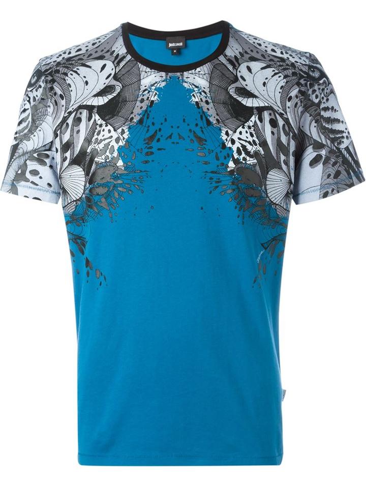 Just Cavalli Printed Sleeve T-shirt