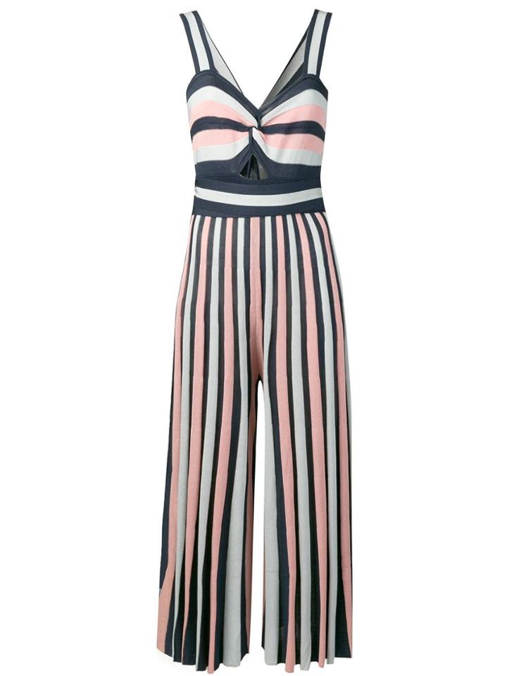 Temperley London Isabella Knit Jumpsuit - Blue