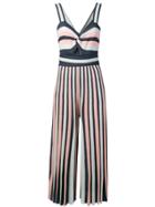 Temperley London Isabella Knit Jumpsuit - Blue