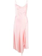 Jonathan Simkhai Asymmetric Cowl-neck Dress - Pink