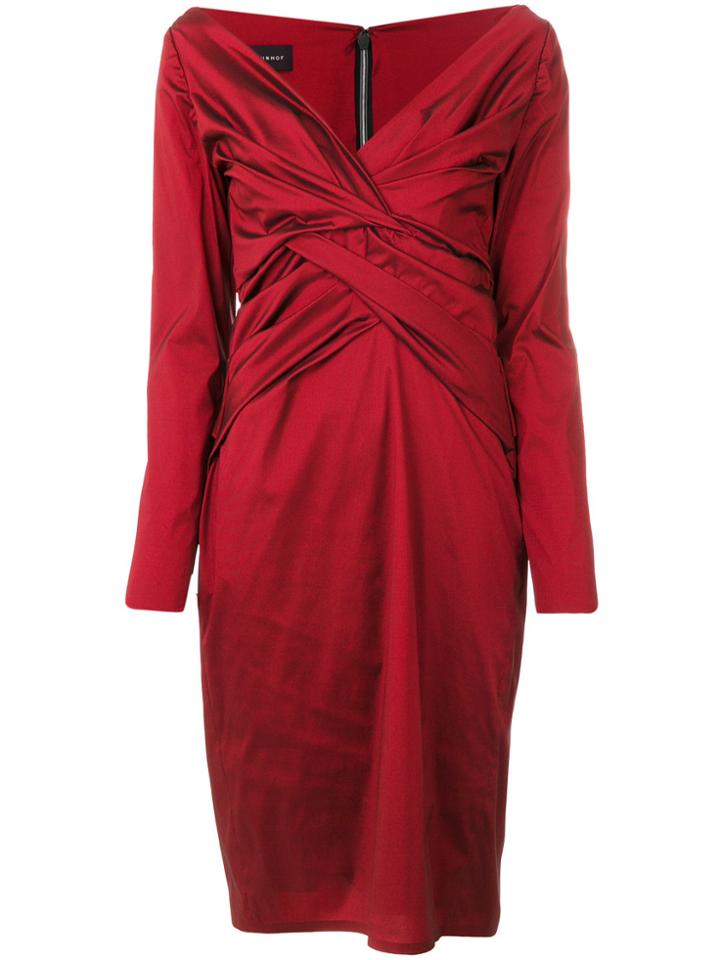 Talbot Runhof Nogalest Dress - Red