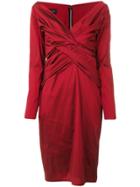 Talbot Runhof Nogalest Dress - Red